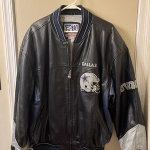 Genuine Leather Dallas Cowboys G3 Jacket. Size L.